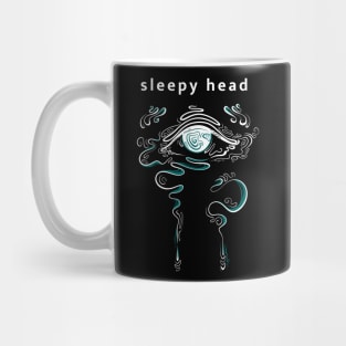 Abstract Sleepyhead Mug